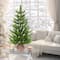 3ft. Unlit Fir Artificial Christmas Tree in Burlap Sack